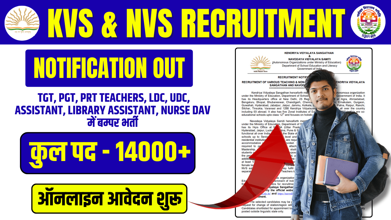 KVS NVS Teaching & Non-Teaching Recruitment 2025