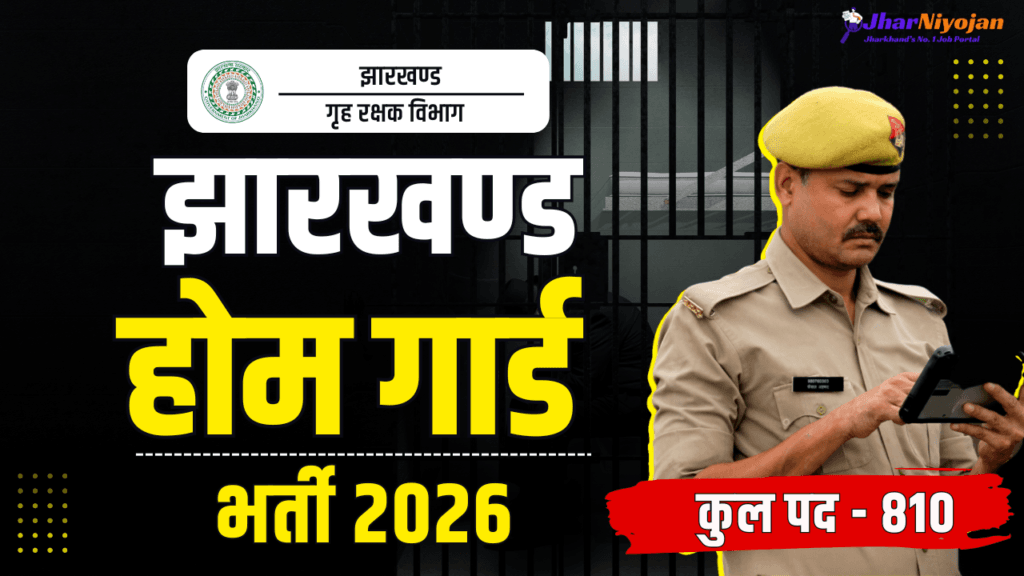 Garhwa Home Guard Recruitment 2026 JharNiyojan
