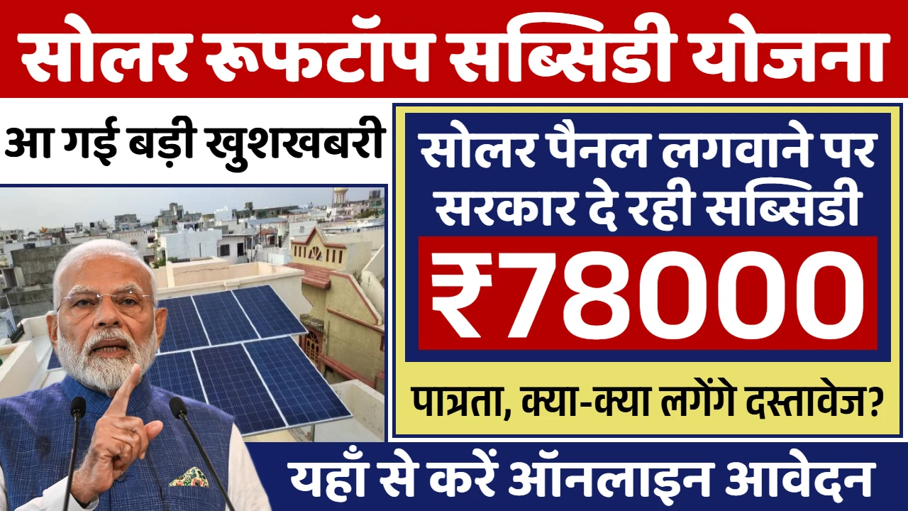 Solar Rooftop Subsidy Yojana 2026